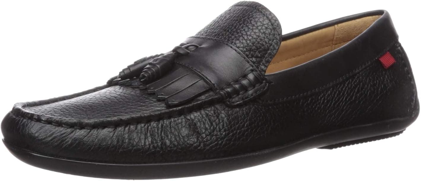 MARC JOSEPH NEW YORK Men's Leather Made in Brazil Kilt/Tassle Driving Loafer