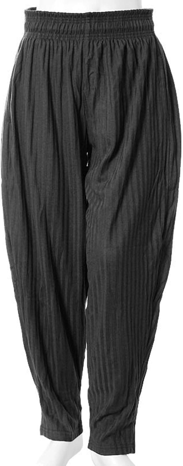 INTERNATIONAL BAGGYZ Baggy Gym Workout Pants-Solid Black PoorBoy