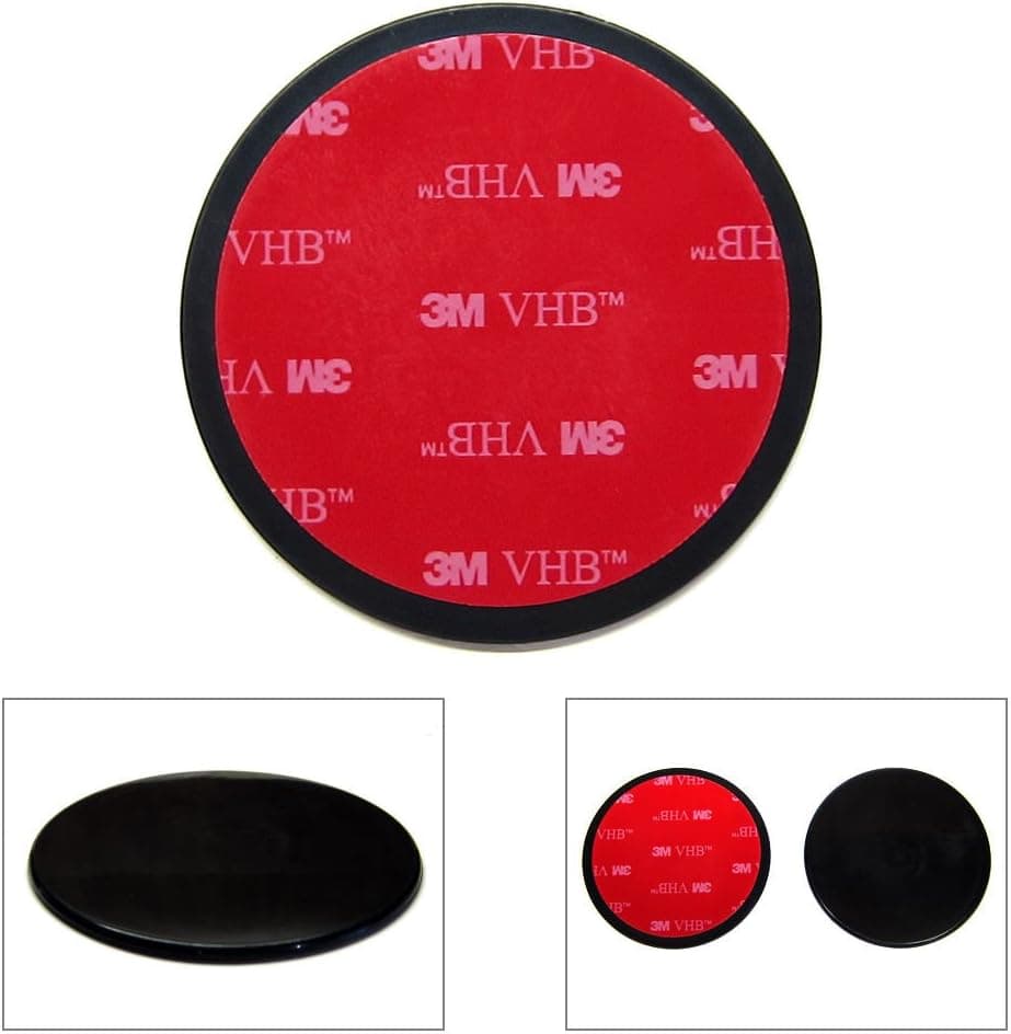 Ramtech 65mm Dashboard 3M Adhesive Pad Mounting Disk for GPS Suction Cup Mount, Compatible with Garmin Nuvi 465 465T 465LMT, DMD65