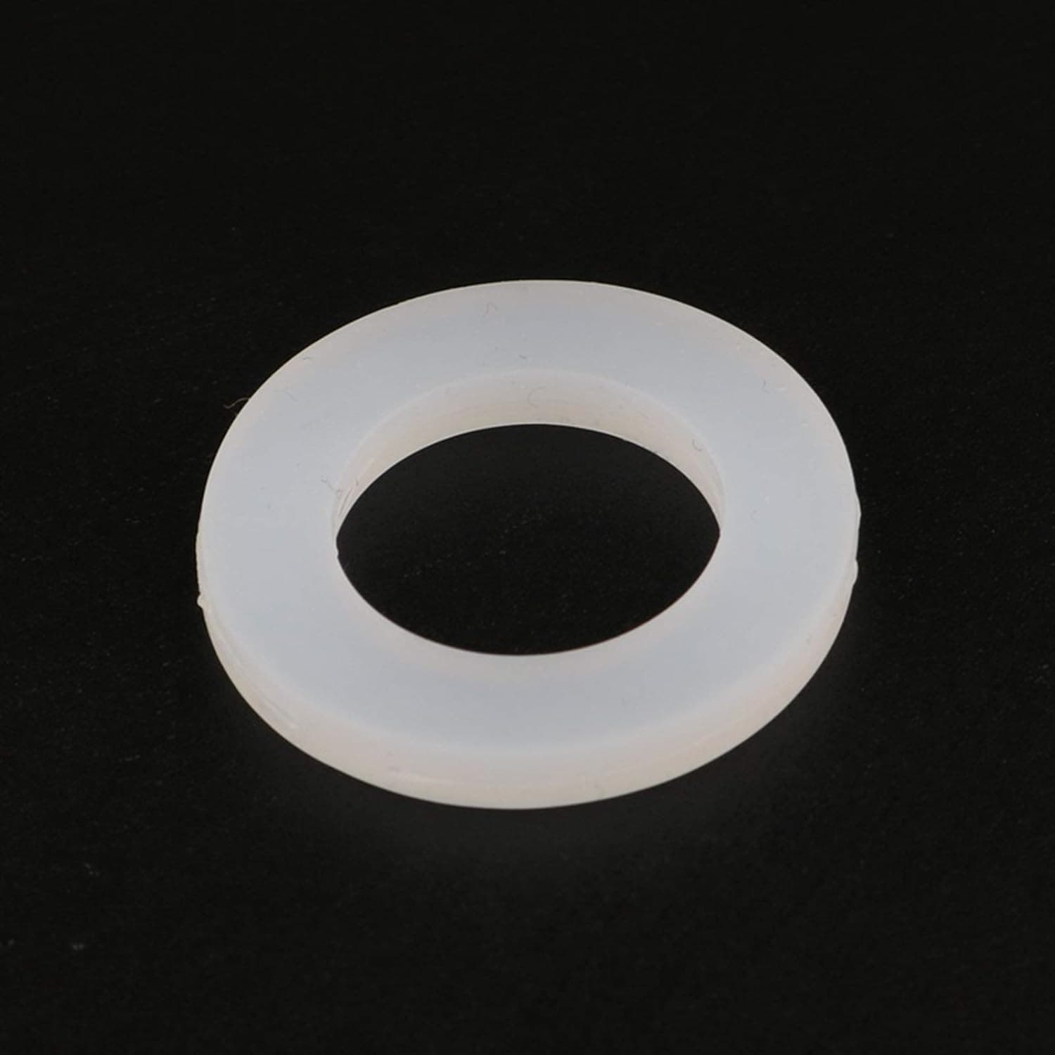 Pangocho Jinchao-O-Ring Sealing Washer 10pcs O-Ring Seal Washer Ring Plumbing Faucet Washer, 1/4" 3/8" 1/2" 3/4" 1" 20-50mm Silicon Flat Gasket, Rubber (Color : White, Size : 40mm)