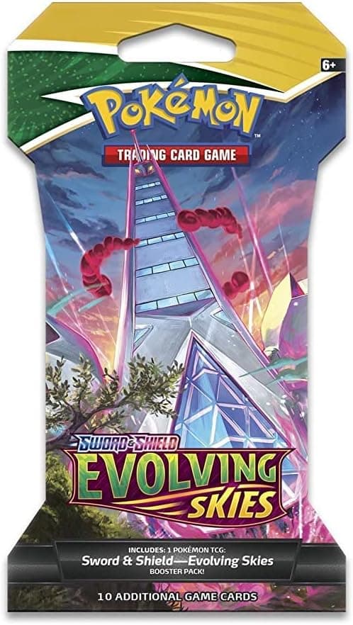 TCG 10 Card Booster Pack Sword Shield 07 Evolving Skies