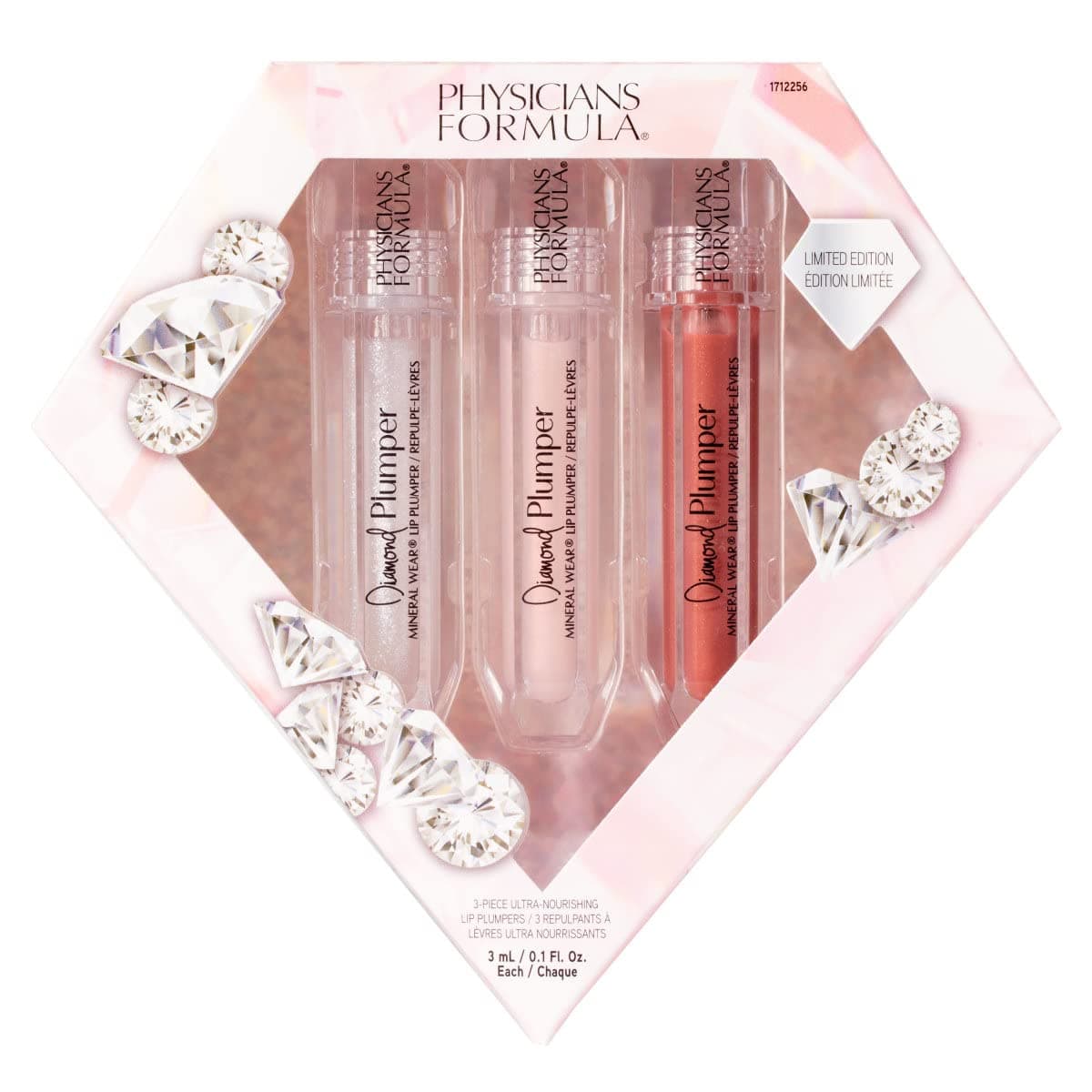 Physicians Formula Mineral Wear Diamond Lip Kit Trio - Champagne Kisses