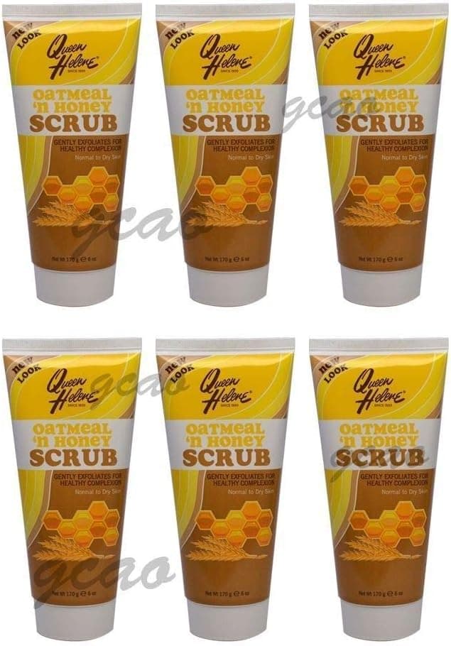 Queen Helene Oatmeal N Honey Facial Scrub 6oz. Tube (6 Pack)