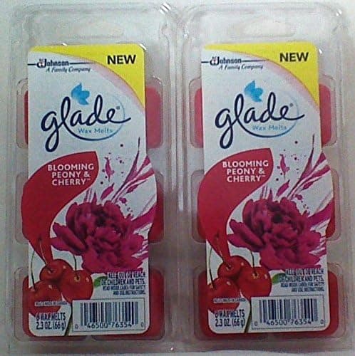 12 Glade Wax Melts Blooming Peony Cherry Limited Scented 2 Package New