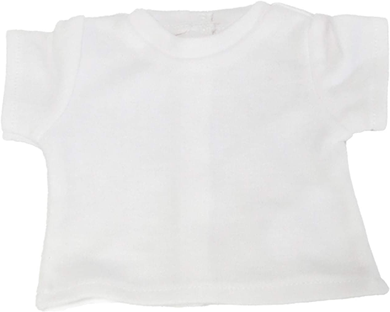 American Fashion World Short Sleeve T-Shirt made for 18 inch dolls (white)