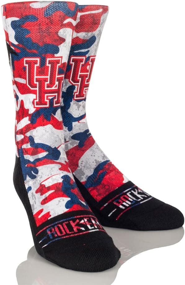 Rock'em Apparel NCAA Houston Cougars Custom Athletic Crew Socks