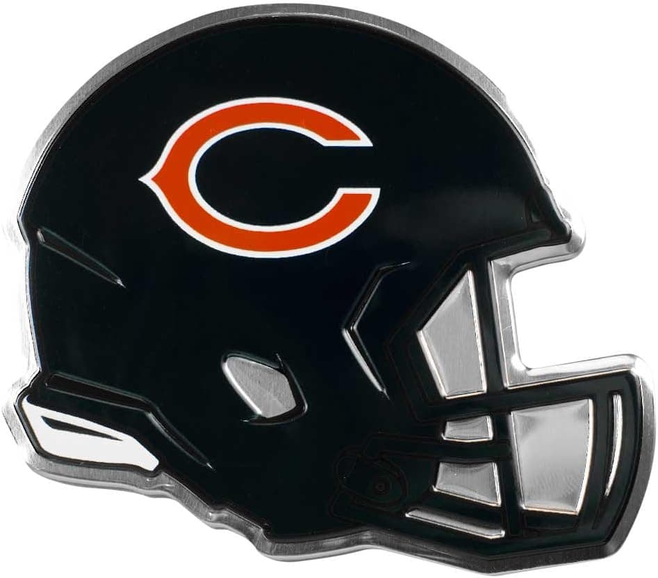 FANMATS NFL - Chicago Bears Heavy Duty Aluminium Helmet Emblem