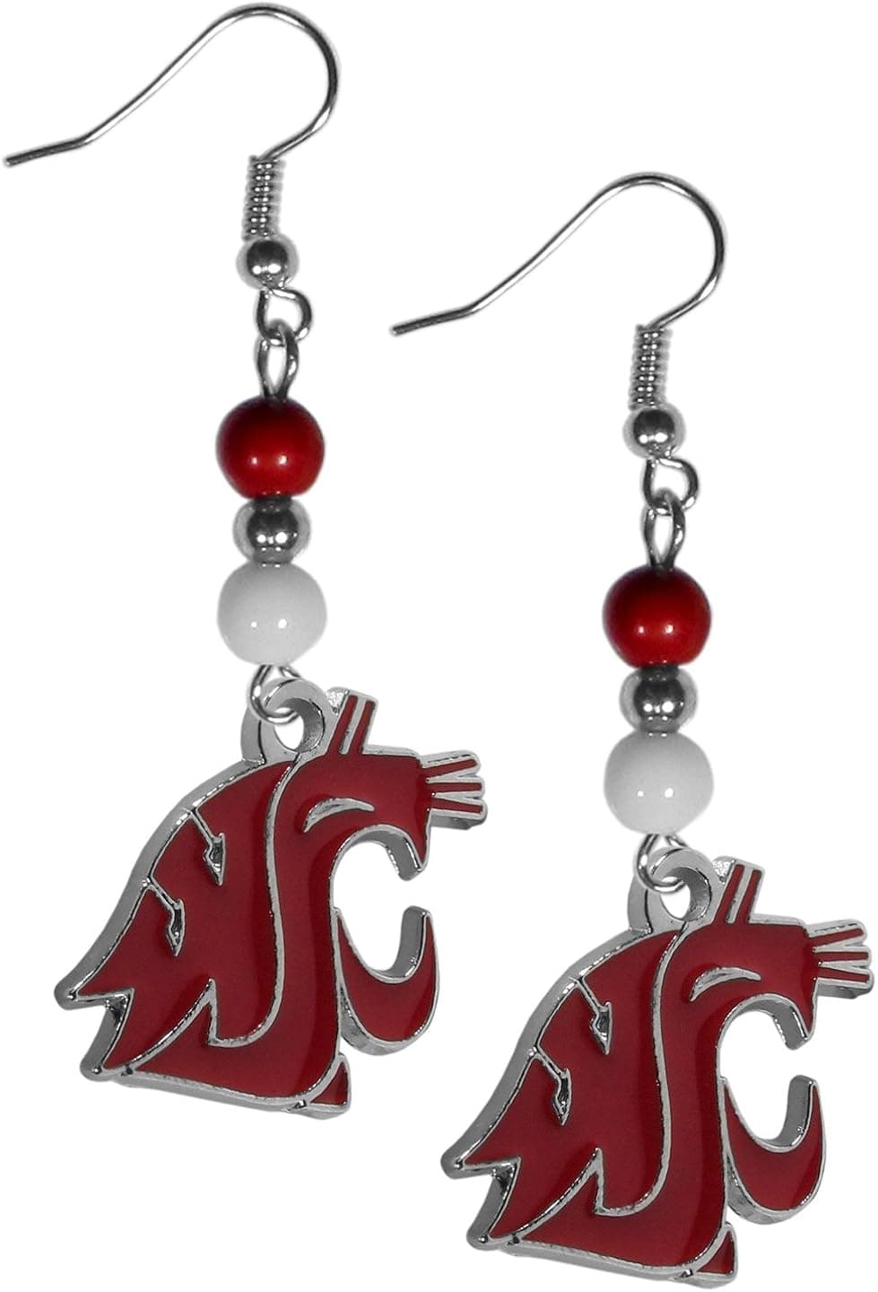 Siskiyou Sports NCAA unisex-adult Fan Bead Dangle Earrings