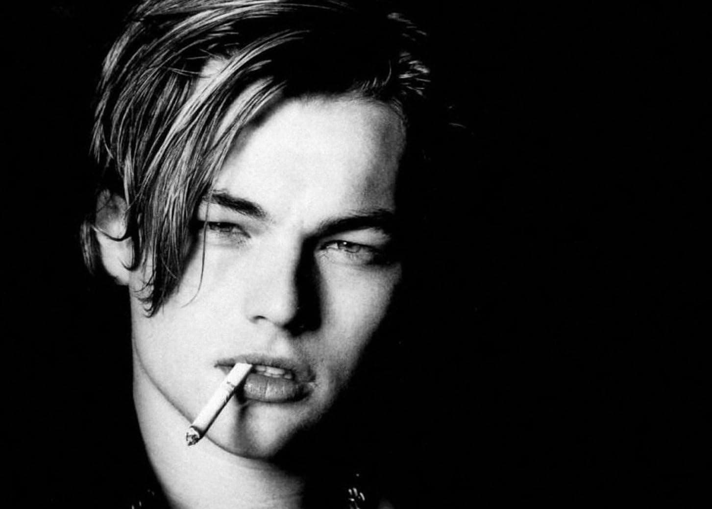 NewBrightBase Leonardo Dicaprio Actor Star Fabric Cloth Rolled Wall Poster Print - Size: (17" x 13")