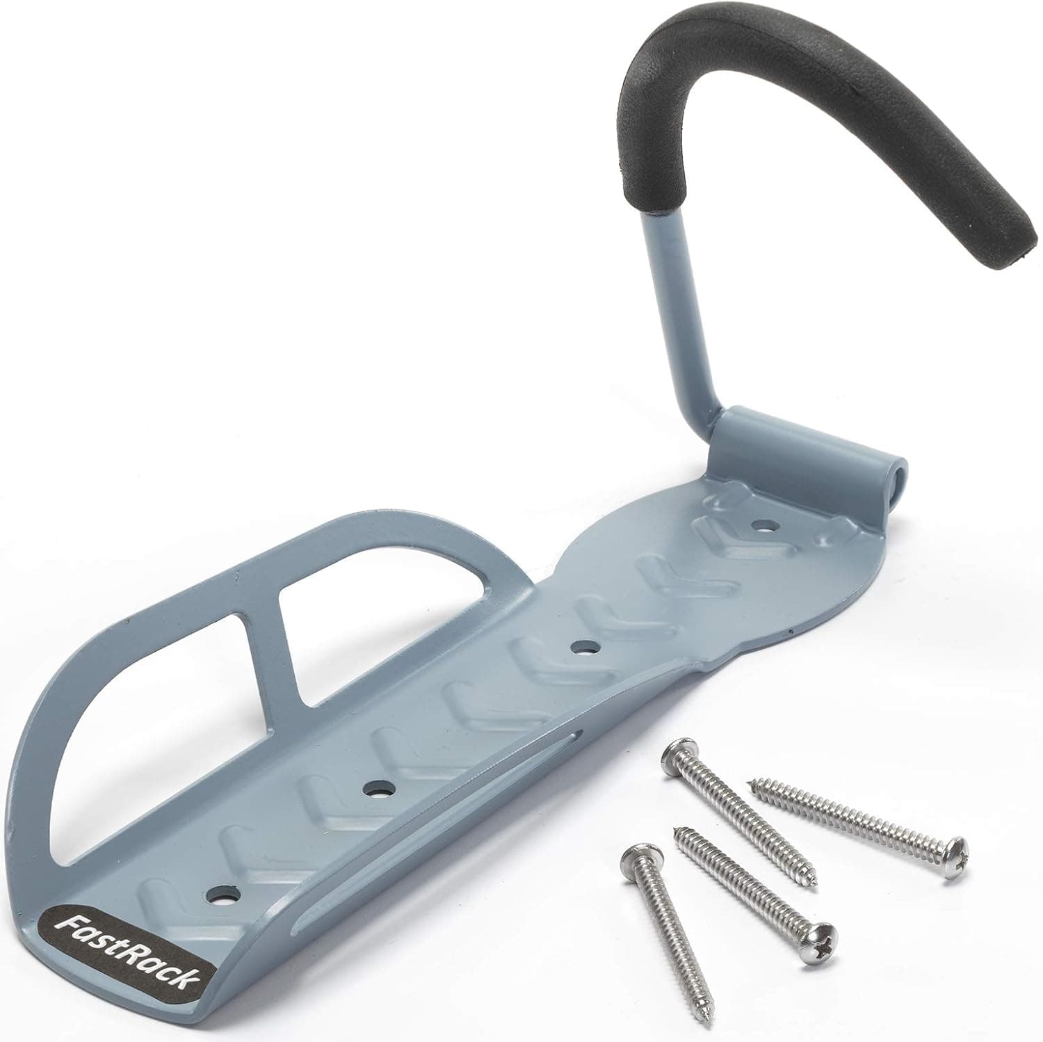 FastRack Bike Hanger - Garage Wall Mount Storage Hanging Hook - Durable Vertical Bike Rack for Garage Or Indoor Shed - Heavy Duty Easy Storage Holds 65lbs