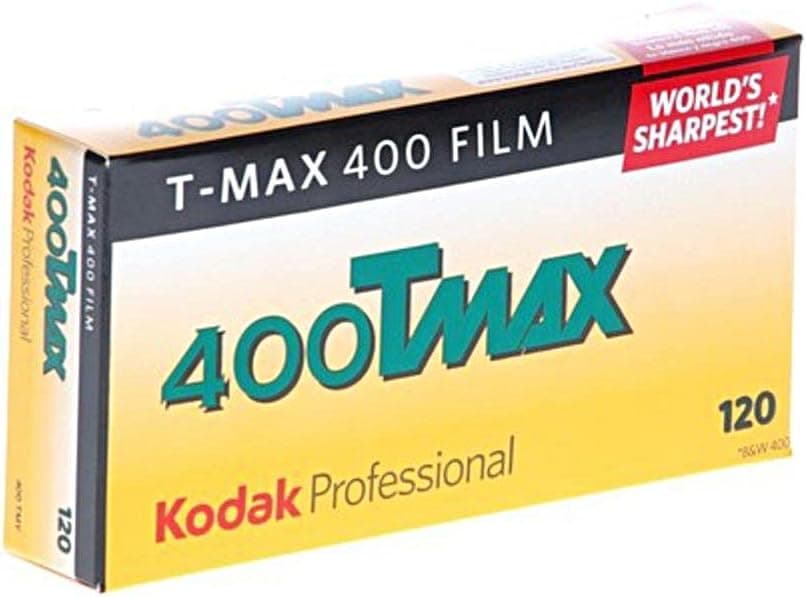 Kodak 856 8214 Professional 400 Tmax Black and White Negative Film 120 (ISO 400) 5 Roll Pack
