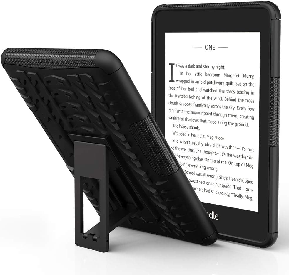ROISKIN Dual Layer Heavy Duty Shockproof Impact Resistance Protective Case with Kickstand for 6 inches Papperwhite Case