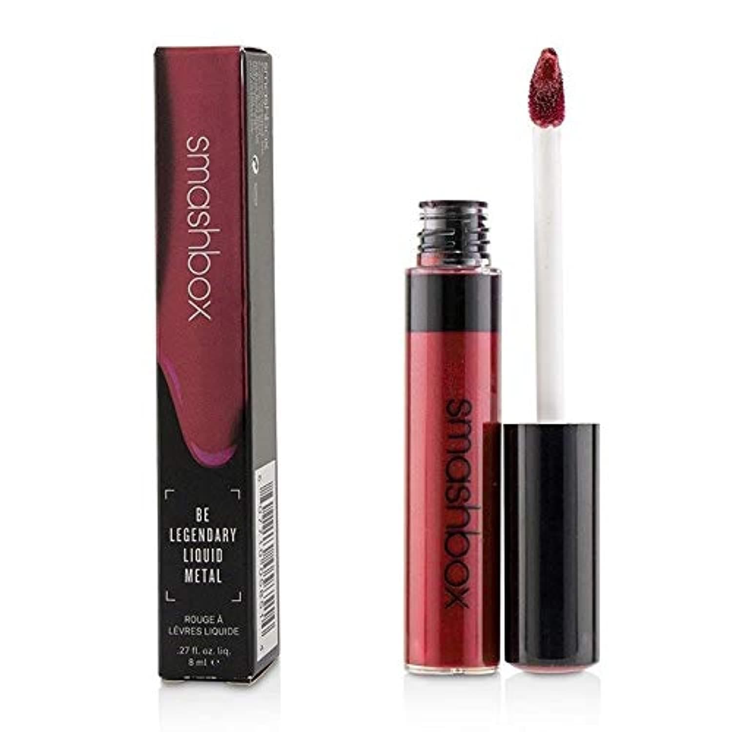 Smashbox Be Legendary Liquid Metal, Crimson Chrome, 0.27 Fluid Ounce