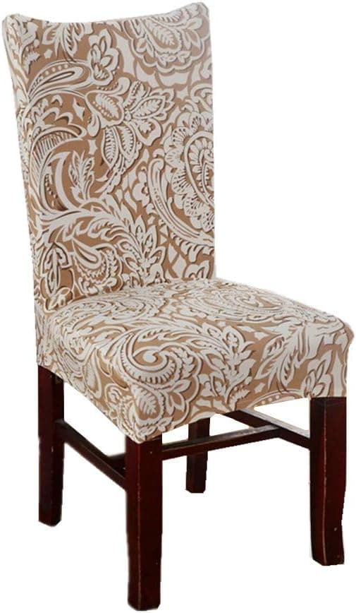 Betterwatch Stretch Removable Washable Short Dining Chair Protect Cover Slipcover (1, 01)