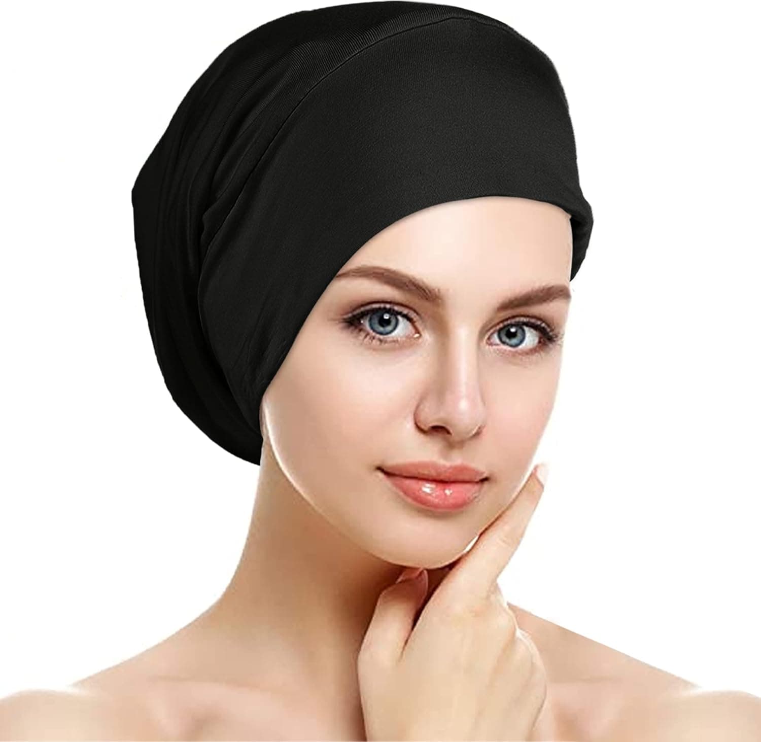 Silk Bonnet Adjustable Silk Hair Bonnet for Sleeping Satin Bonnets for Women Silk Bonnet for Curly Hair