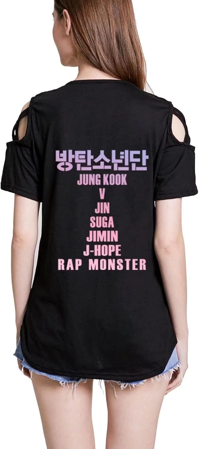 Dolpind Kpop Shirt Love Yourself Suga Jungkook Jimin V Rap Monster Jin Jhope Tshirt Merchandise