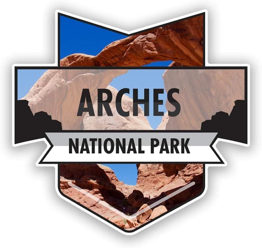 National Park Decal Sticker | 4.7-Inches by 4.4-Inches | Premium Quality Vinyl Sticker | NP Series Latex Optimized Printed Stickers (PD913)