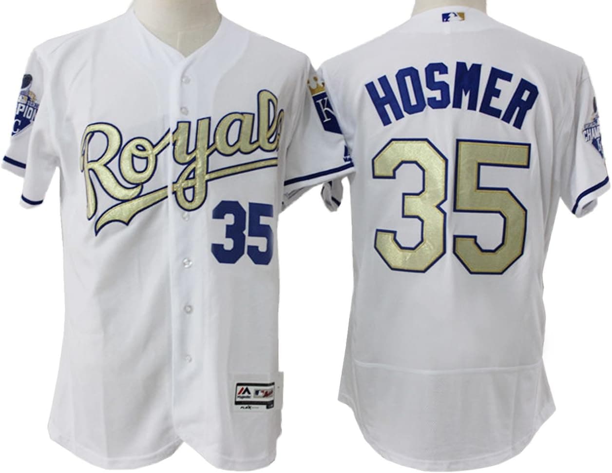 Men's Short Sleeved No.35 Kansas City Baseball Jersey 0A02A