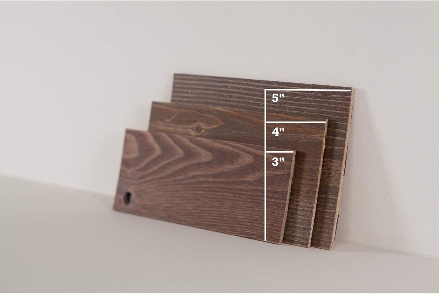 Timberchic DIY Reclaimed Wooden Wall Planks - Simple Peel & Stick Wall Covering Application for DIY Accent Wall & Home Improvement - Modern, Premium Wall Paneling (Sample Pack) (Freestone)