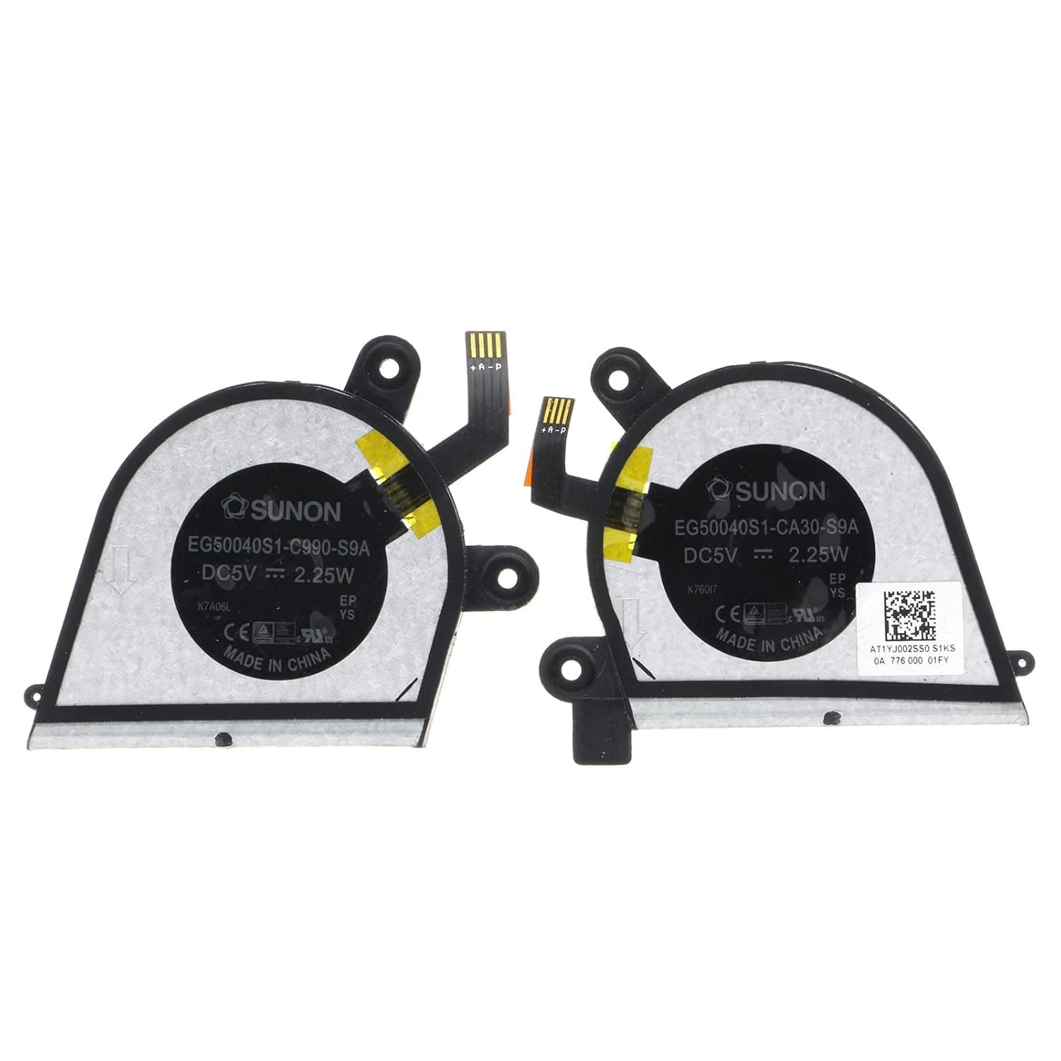 CPU&GPU Cooling Fan for Lenovo Yoga 720-13IKB AT1YJ002SS0 EG50040S1-C990-S9A EG50040S1-CA30-S9A