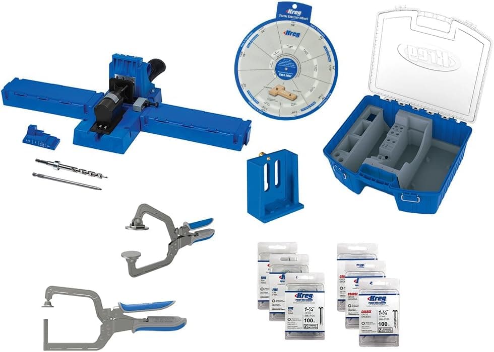 Kreg Pocket Hole Jig K5MS super kit for Woodworking DIY Projects Carpentry