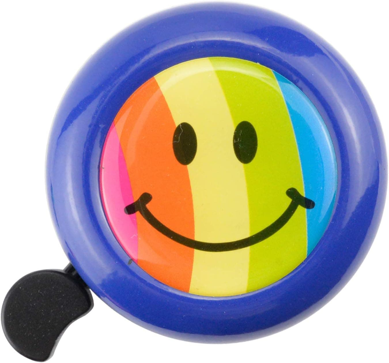 FIVEI Bike Bell, Rainbow Bicycle Bell with Smile Loud Tone Road Bike Mountain Bike Horn Cycling Accessories for Kids Adults Girls Boys
