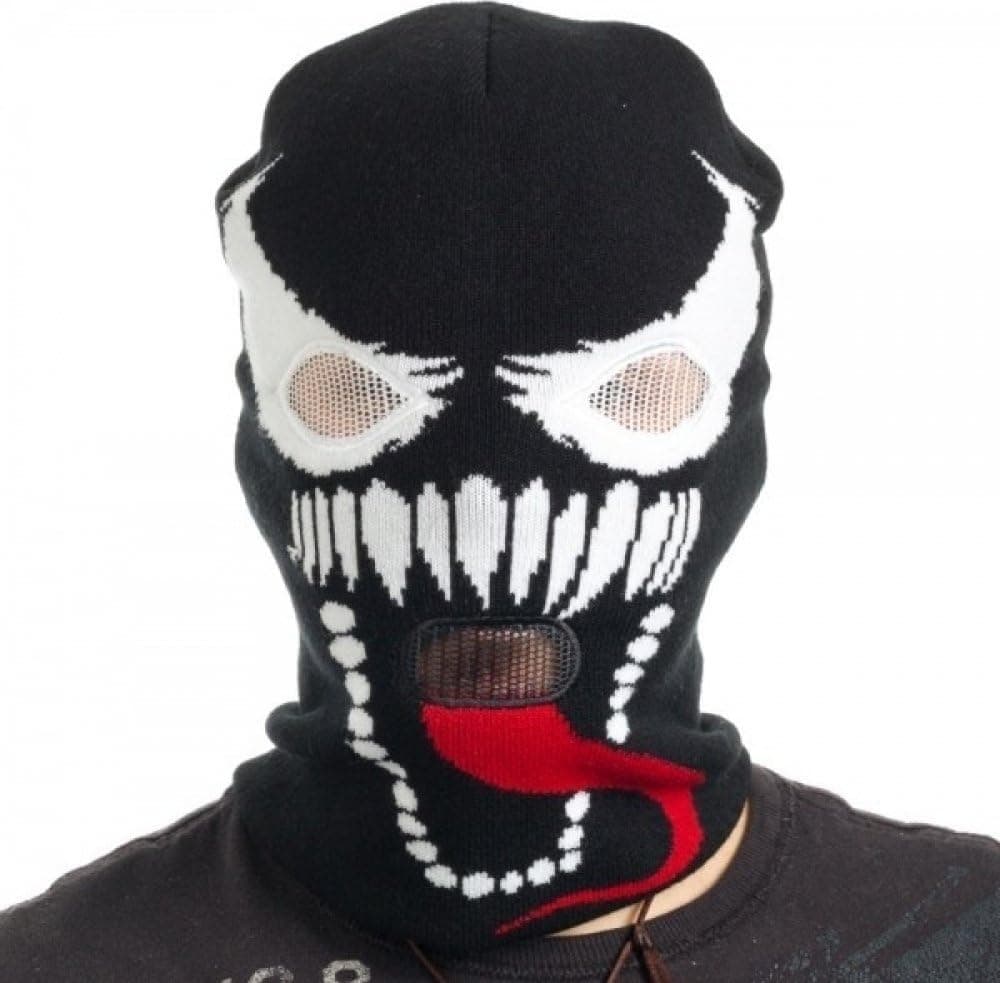 BIOWORLD Marvel Spider-man Venom Knit Ski Mask