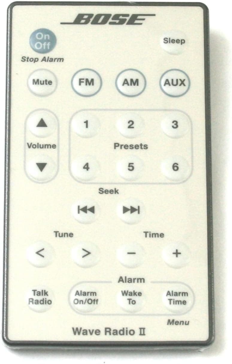 Bose Wave Radio II Remote AWR1B2 - (Black)