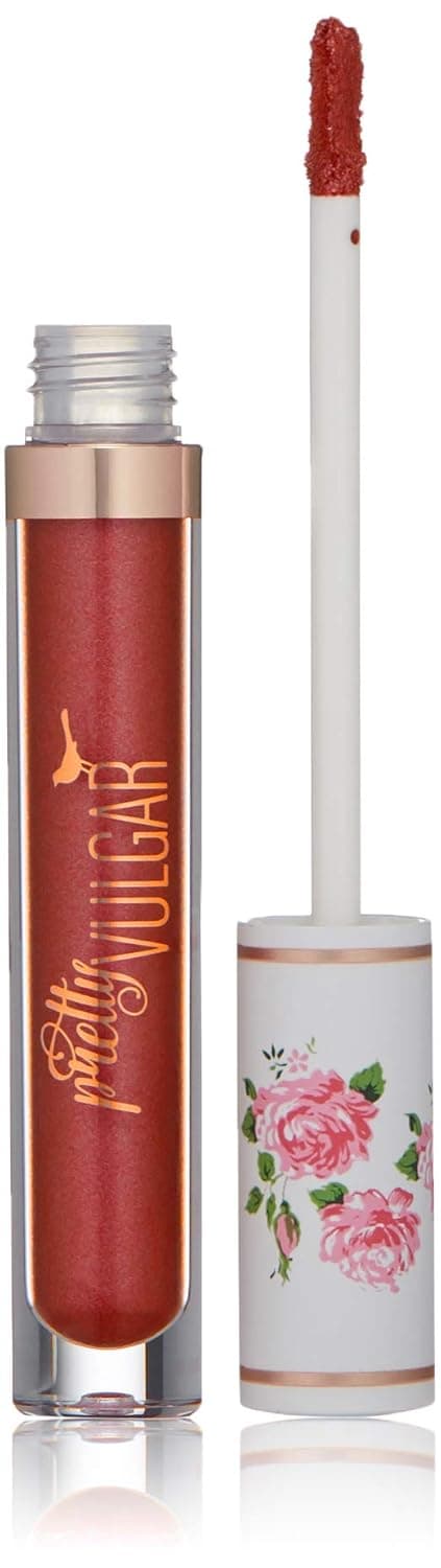 Pretty Vulgar My Lips Are Sealed Liquid Lipstick, Scandalous- Red