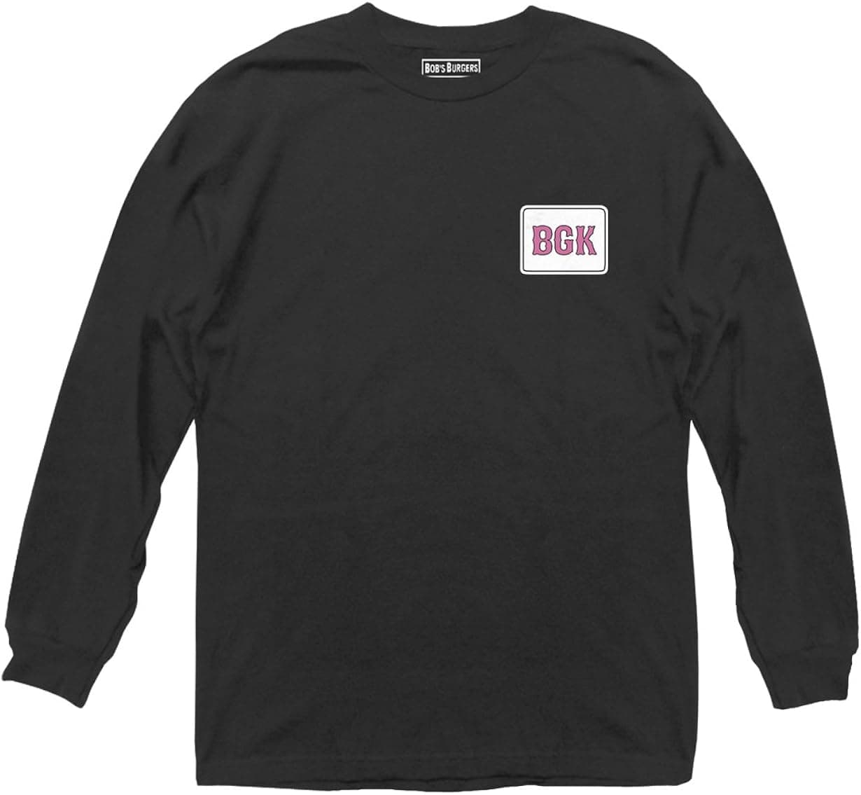 Ripple Junction Bob's Burgers Adult Unisex Broken Glass Kids Heavy Weight 100% Cotton Long Sleeve Crew T-Shirt