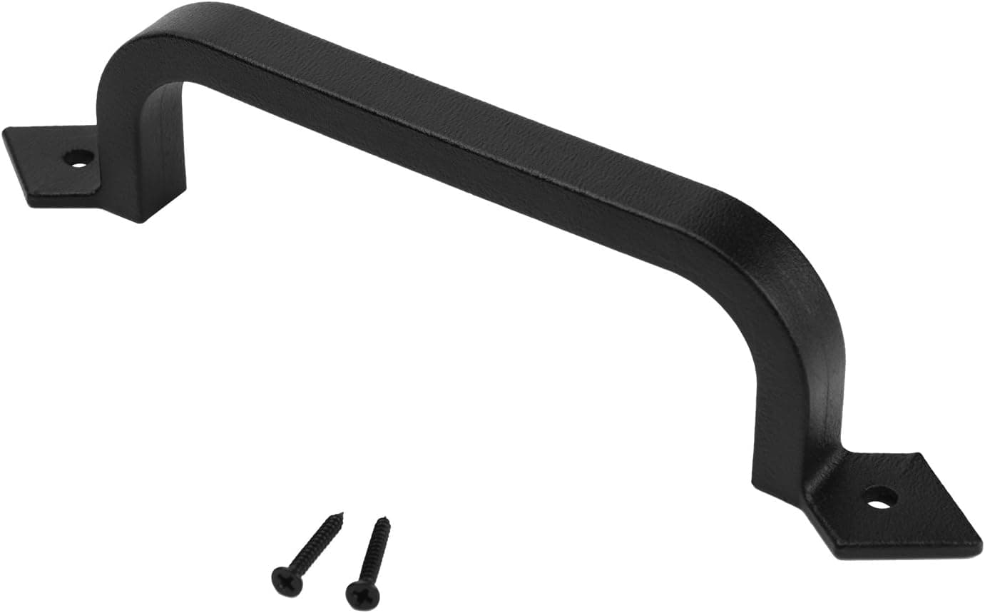 Genius Iron Heavy Duty Barn Door Pull Handle for Gate Kitchen Furniture Cabinet Closet Drawer(33) …