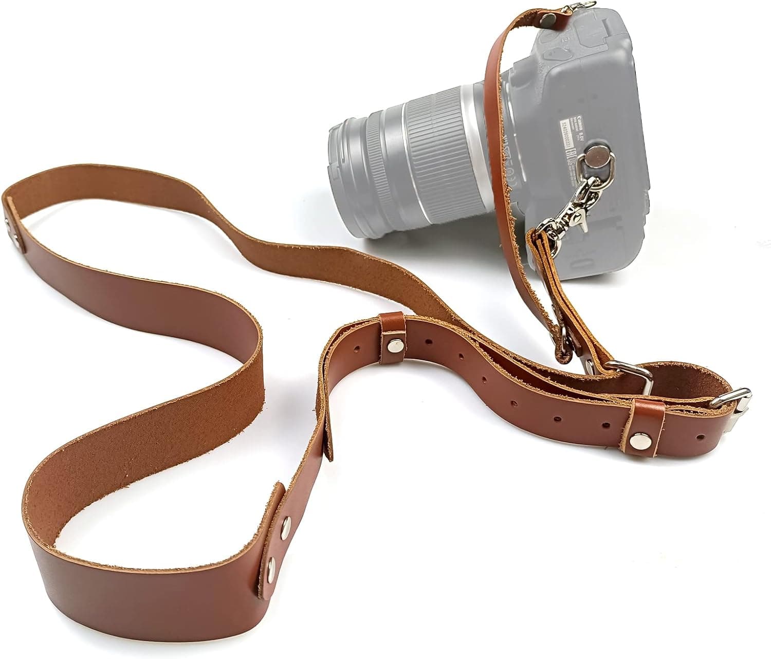 Kasla Camera Strap,Camera Straps for Photographers, Adjustable Leather Camera Strap for Sony Nikon Canon Pentax DSLR Camera