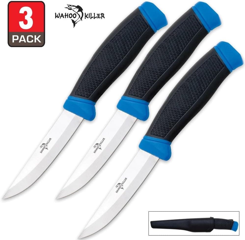 Wahoo Killer Fillet Knife 3-Pack