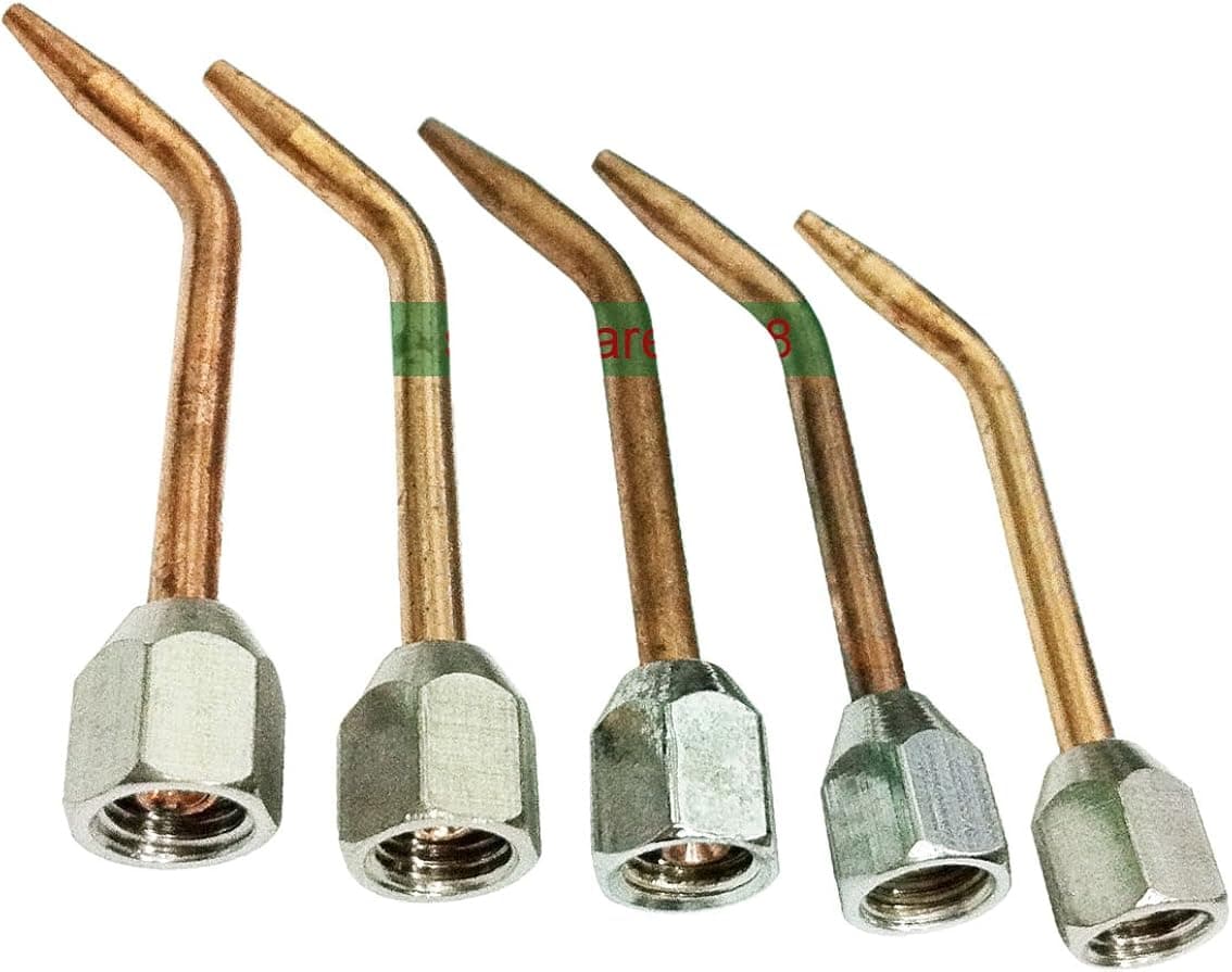 5 Curved Tips Spare Replacement Parts For Smith Torch Jewelers Tool No. #2 #3 #4 #5 #6