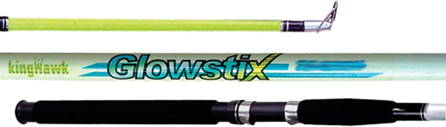 KingHawk 9-Feet 2 Piece Medium GS GlowStix Cast Rod