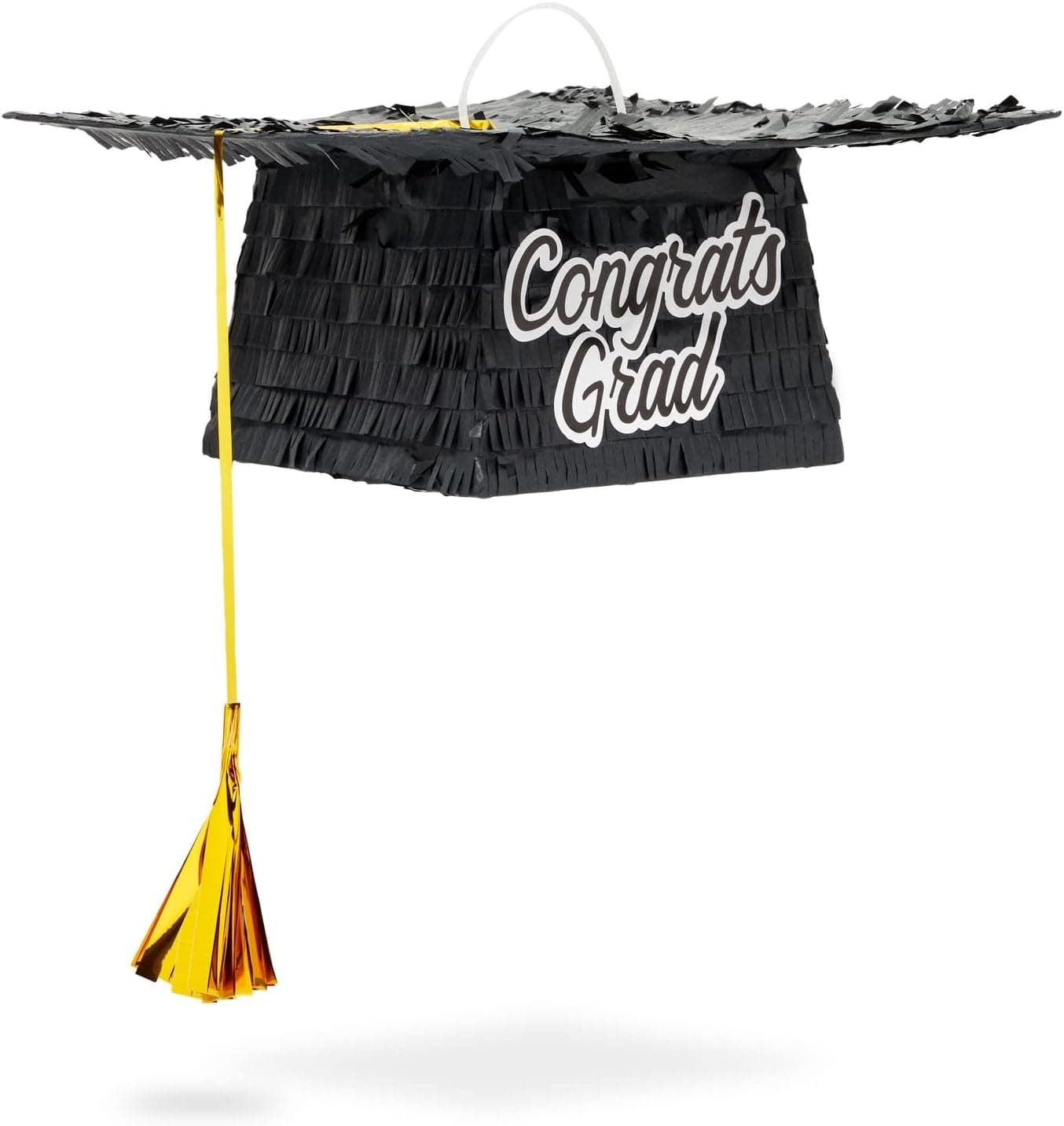 2023 Graduation Cap Pinata for Congrats Grad Party Decorations (12.5 x 5.5 In)
