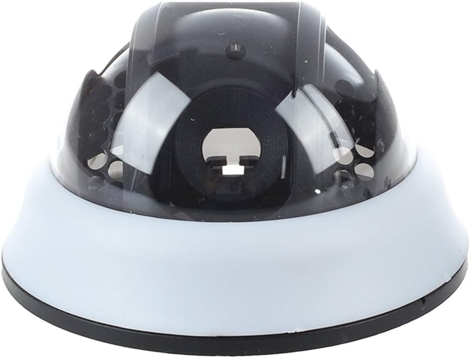 SODIAL(R) Outdoor CCTV Camera Black White Plastic Shell Round Dome Housing