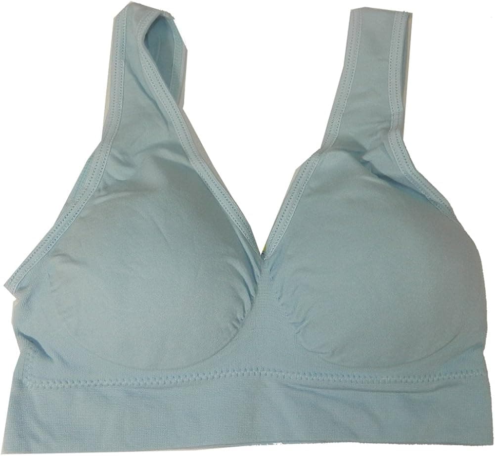 Coobie Women`s Comfort Bra,9060,Large,Sterling Blue