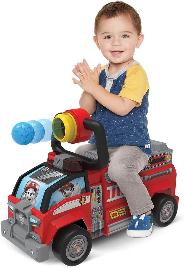 Paw Patrol Movie Marshall Roll & Ride Ride-On with Ball Launcher