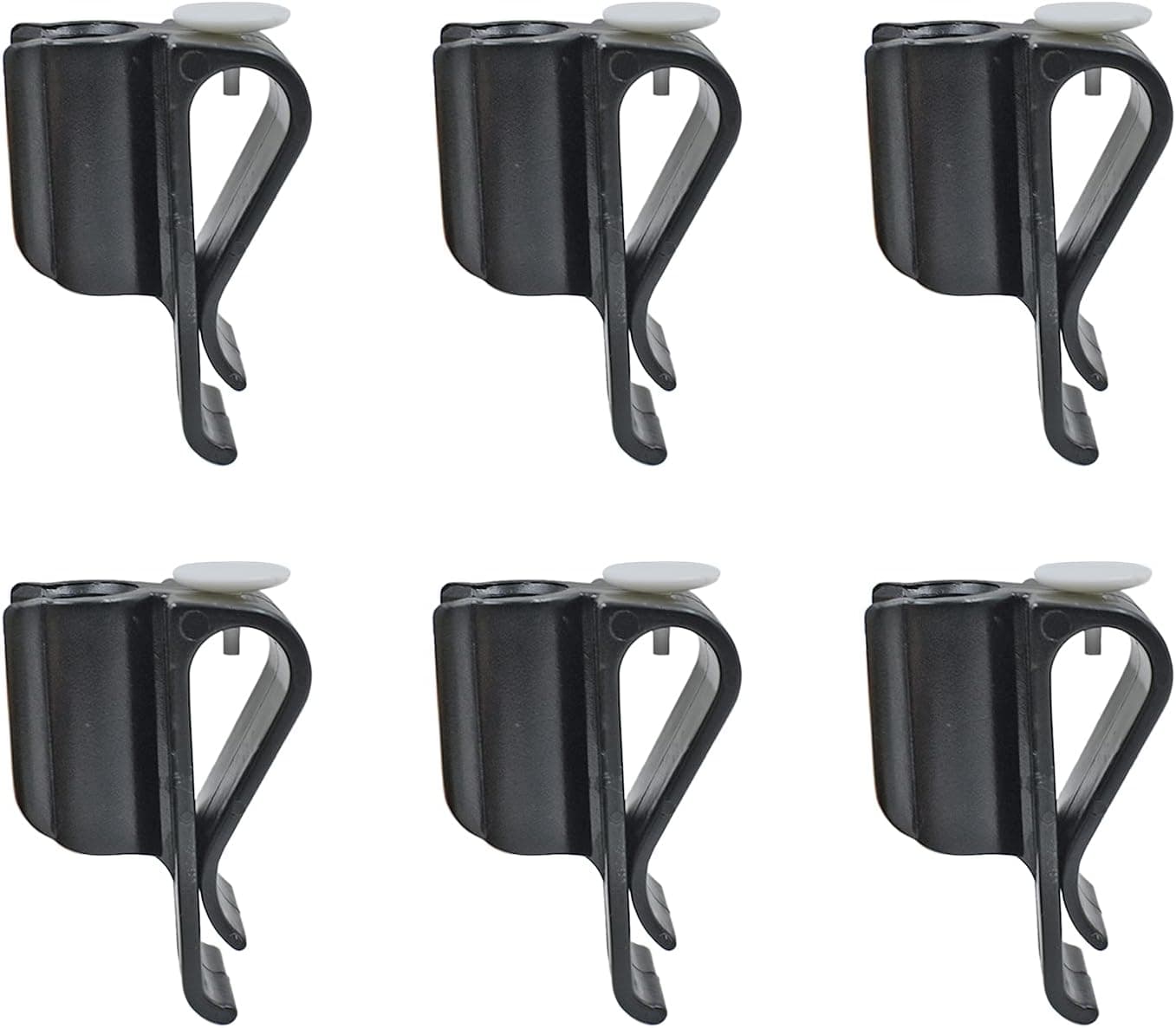 6 Pack Golf Club Bag Clips On Putter Clamp Holder Organizer Durable Putting Clip Golf Accessories Ball Marker for Men Women Golfer