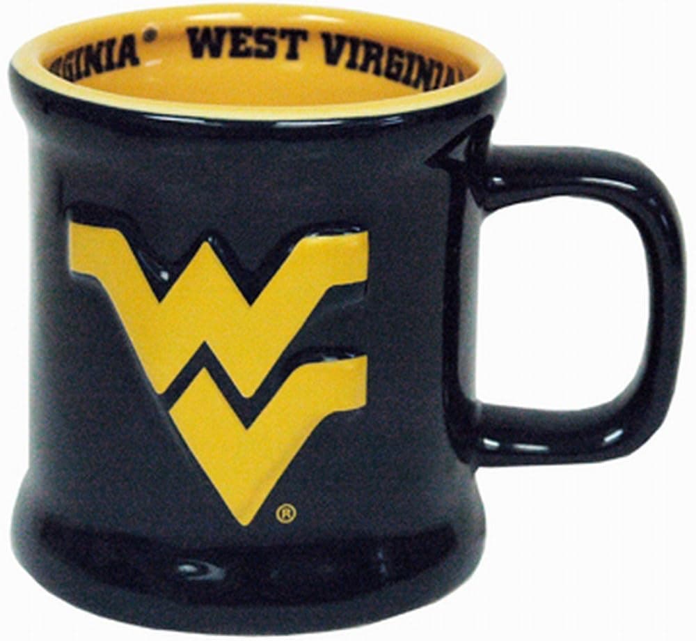NCAA West Virginia Mountaineers Mug Ceramic Relief
