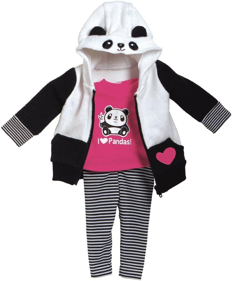 Adora 18" Clothing -Panda Outfit, Fits 18" American Girl Dolls and More- Ages 6+