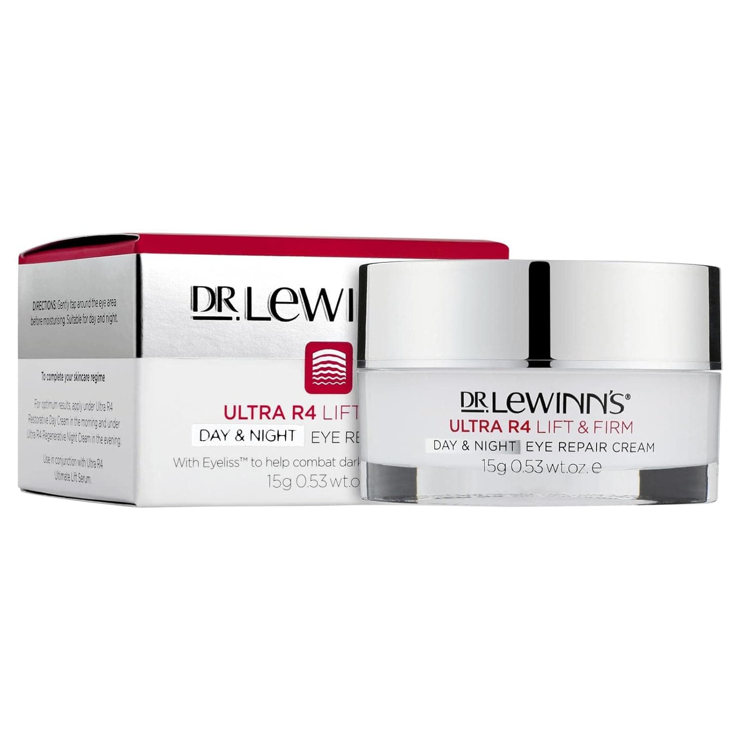 Dr. LeWinn’s | Ultra R4 | Eye Repair Cream | Lift & Firm | Rejuvenate, Refine, Replenish and give Radiance to skin | Rejuvenates and Brightens Under Eyes | 15g
