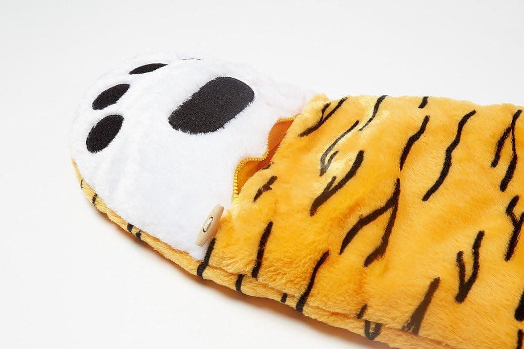 Adult Tiger SnooZzoo Sleeping Bag for Adults up to 75 inches Tall.