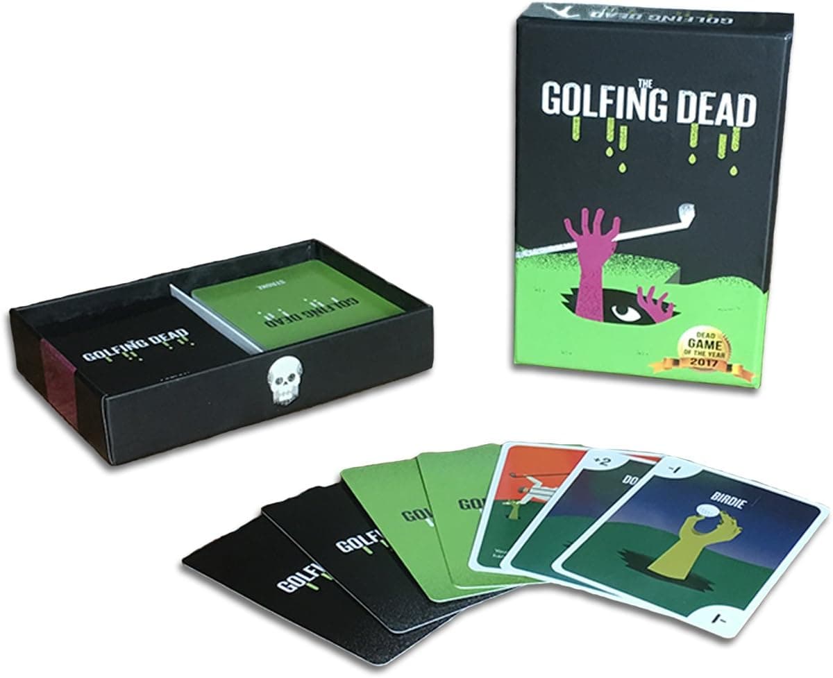 Gatwick Games The Golfing Dead - Best New Zombie Card Game Top Family Games for 2 to 6 Players - Great for Adults, Couples, Teens, and Kids Ages 7 Years and Up - Golf Card Game with Funny Twists
