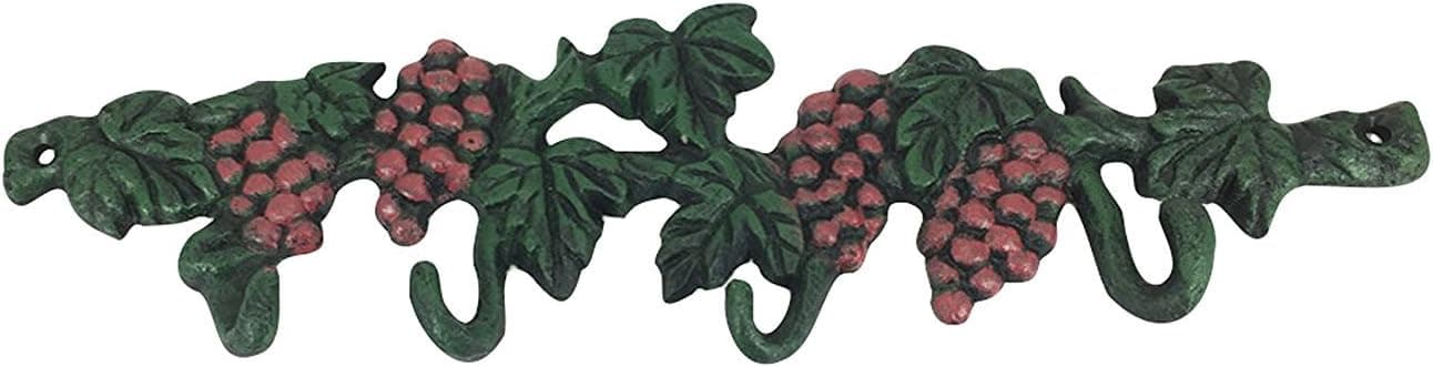 Vineyard Grape Vine Cast Iron Hook 10.5 Wide