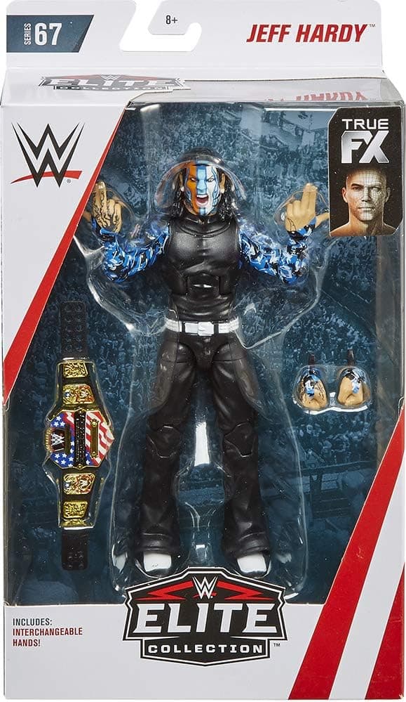 Mattel Jeff Hardy - WWE Elite 67 Toy Wrestling Action Figure