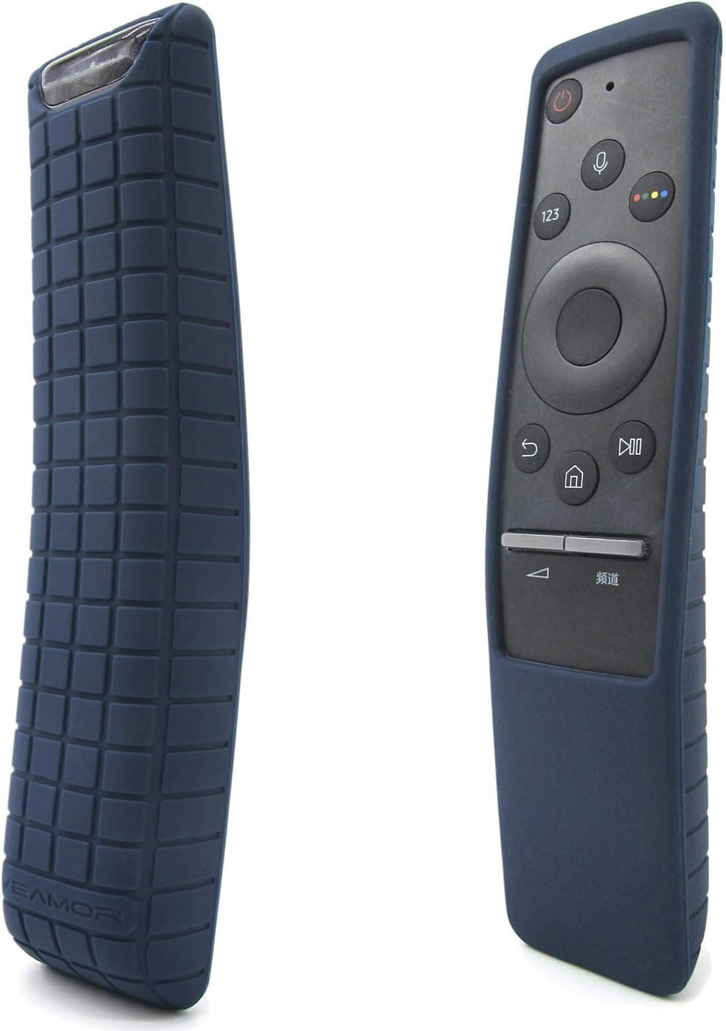 Veamor Silicone Case Cover for Samsung BN59 Series TV Remote Control, Anti Slip Rubber Protective Skin Soft Bumper for Smart Hub 4K LED/QLED 8K TV Remote and Soundbar Oneremote (Deep Blue)