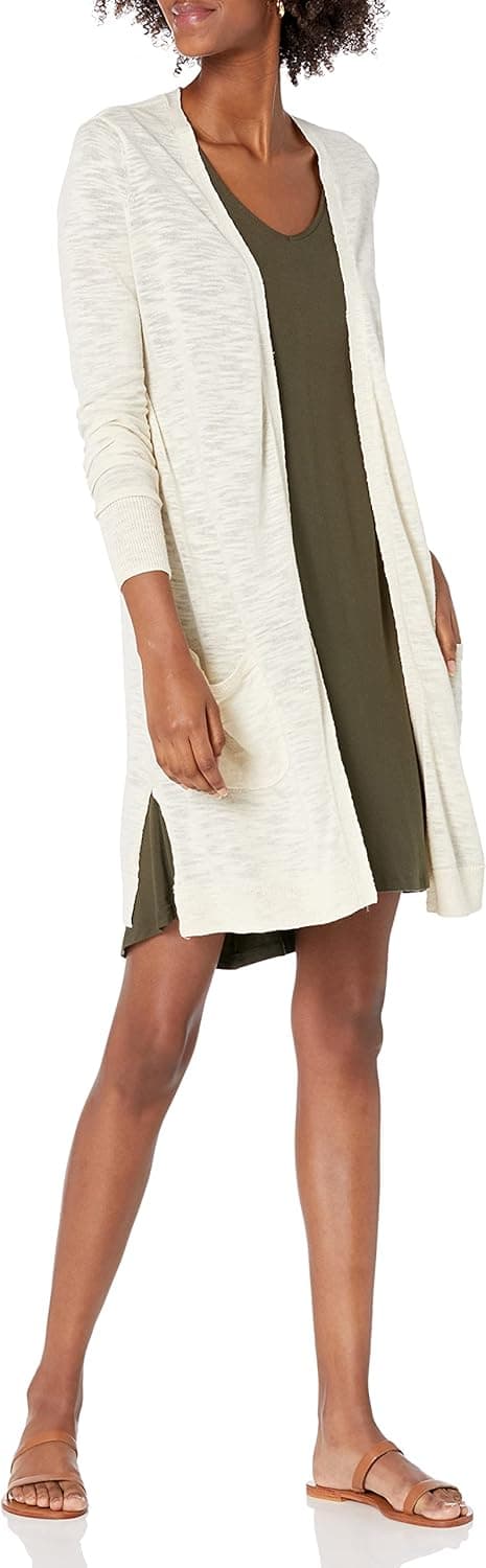 Daily Ritual Women's Lightweight Duster Cardigan