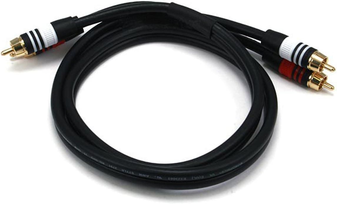 Rca2 Plug/2 Rca Plug M/M Cable 3ft